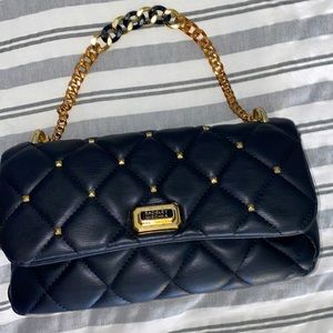 Badgley Mischka quilted purse
